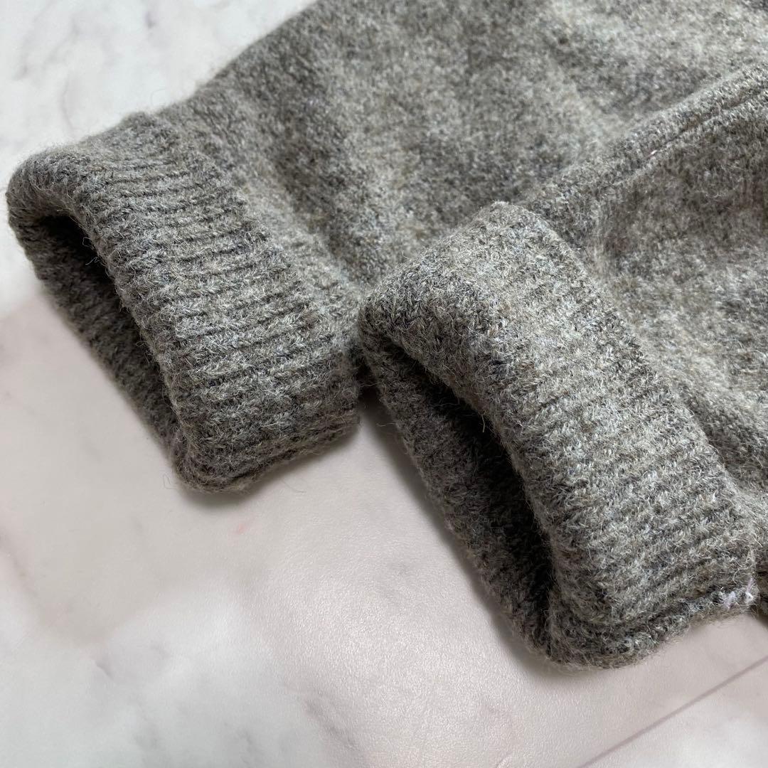 美品✨RIM.ARK リムアーク　ワイドボリュームカーディガン　ブラウン