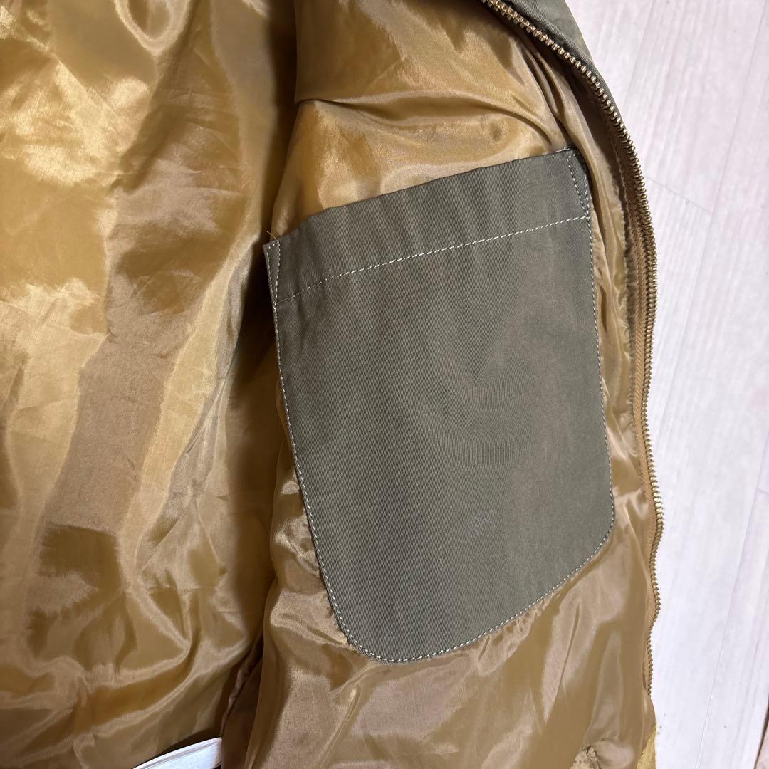 【美品】 DIESEL ボンバージャケット フェード 黄色 キャメル