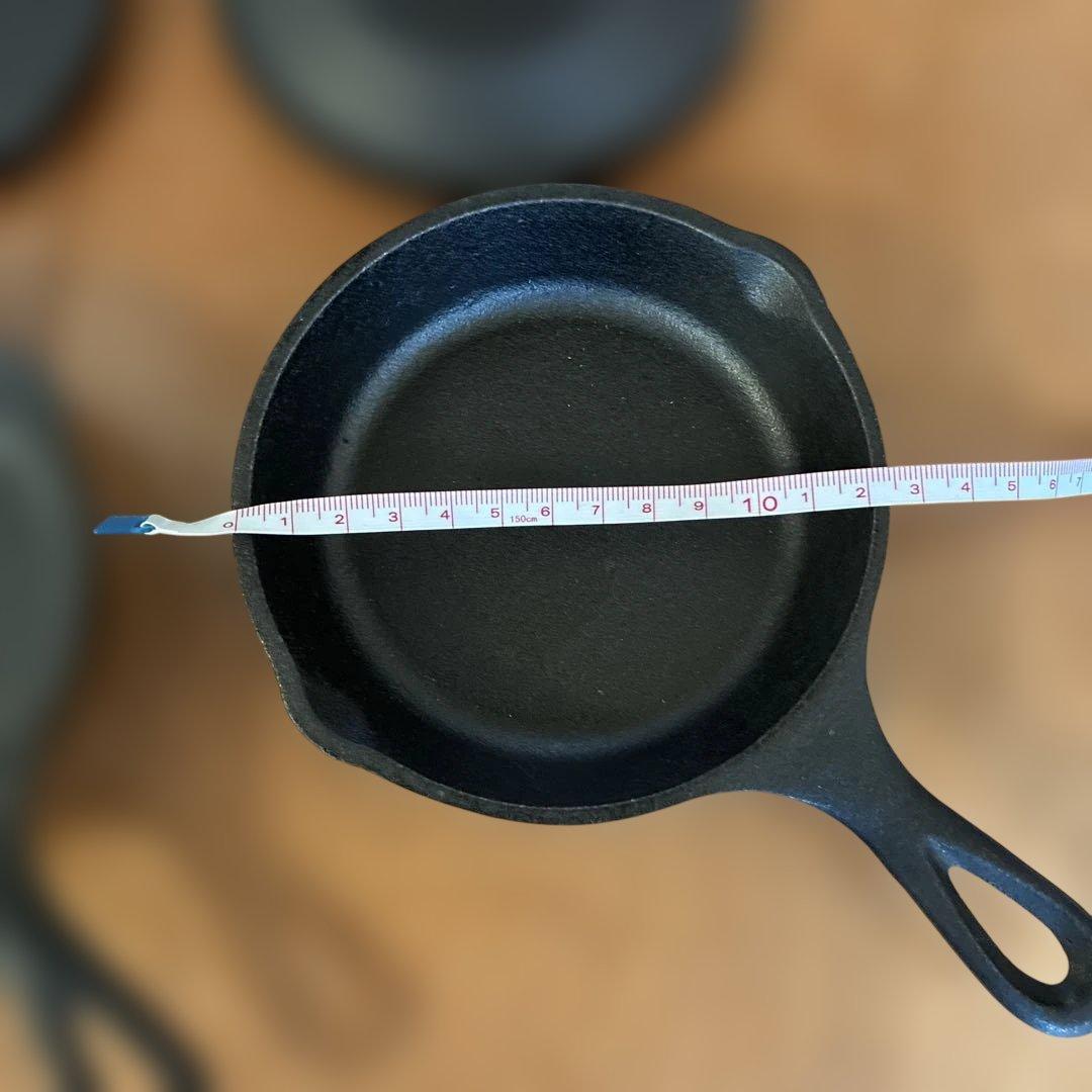 LODGE スキレット　蓋付き　2個