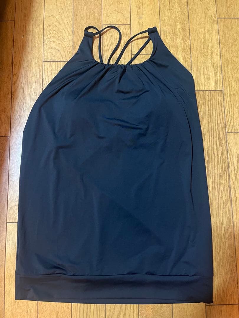 値下げ　SUKALA フロントギャザークロスキャミソールL