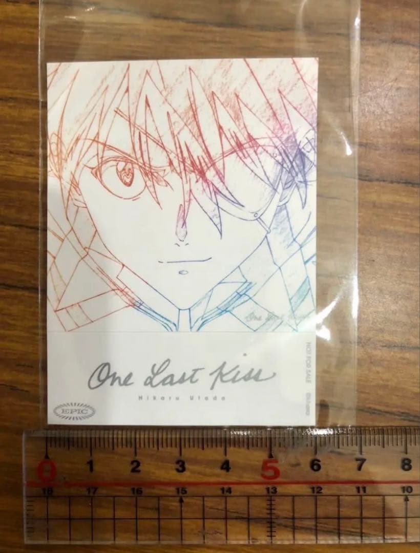 宇多田ヒカル/One Last Kiss アスカ 特典ステッカー付　US盤