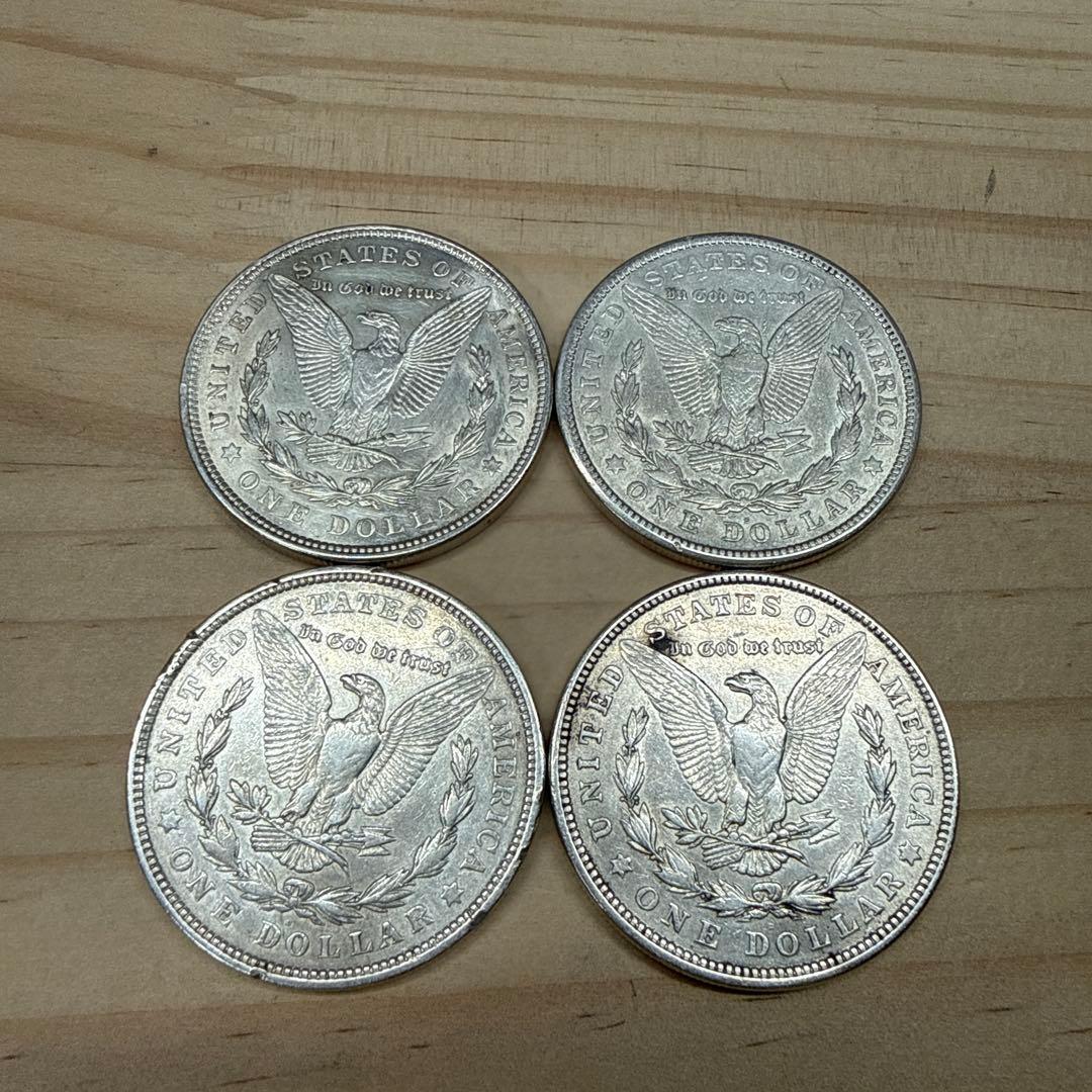 Y*様 アメリカ　モルガン銀貨 1921年 4枚セット