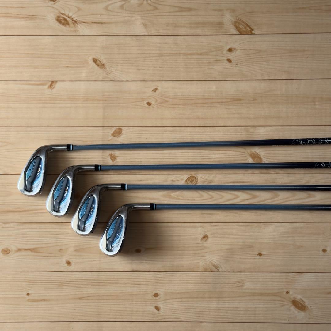 【レディース A】ゼクシオ13 アイアン 4本セット XXIO13 ブルー 青