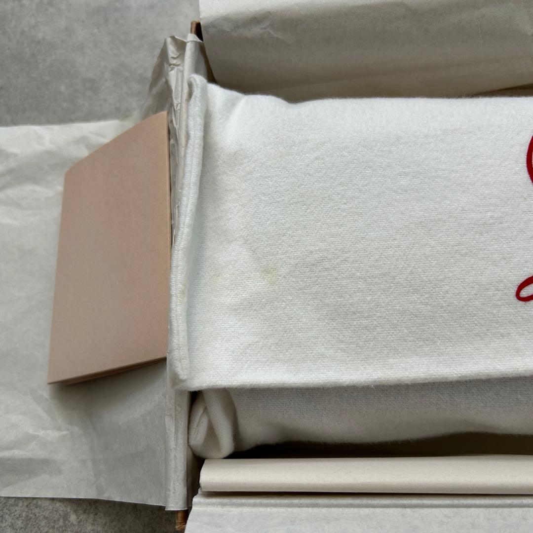 クリスチャンルブタン リヴィエラ クラッチ エナメル ブラウン系 グラデ 箱付