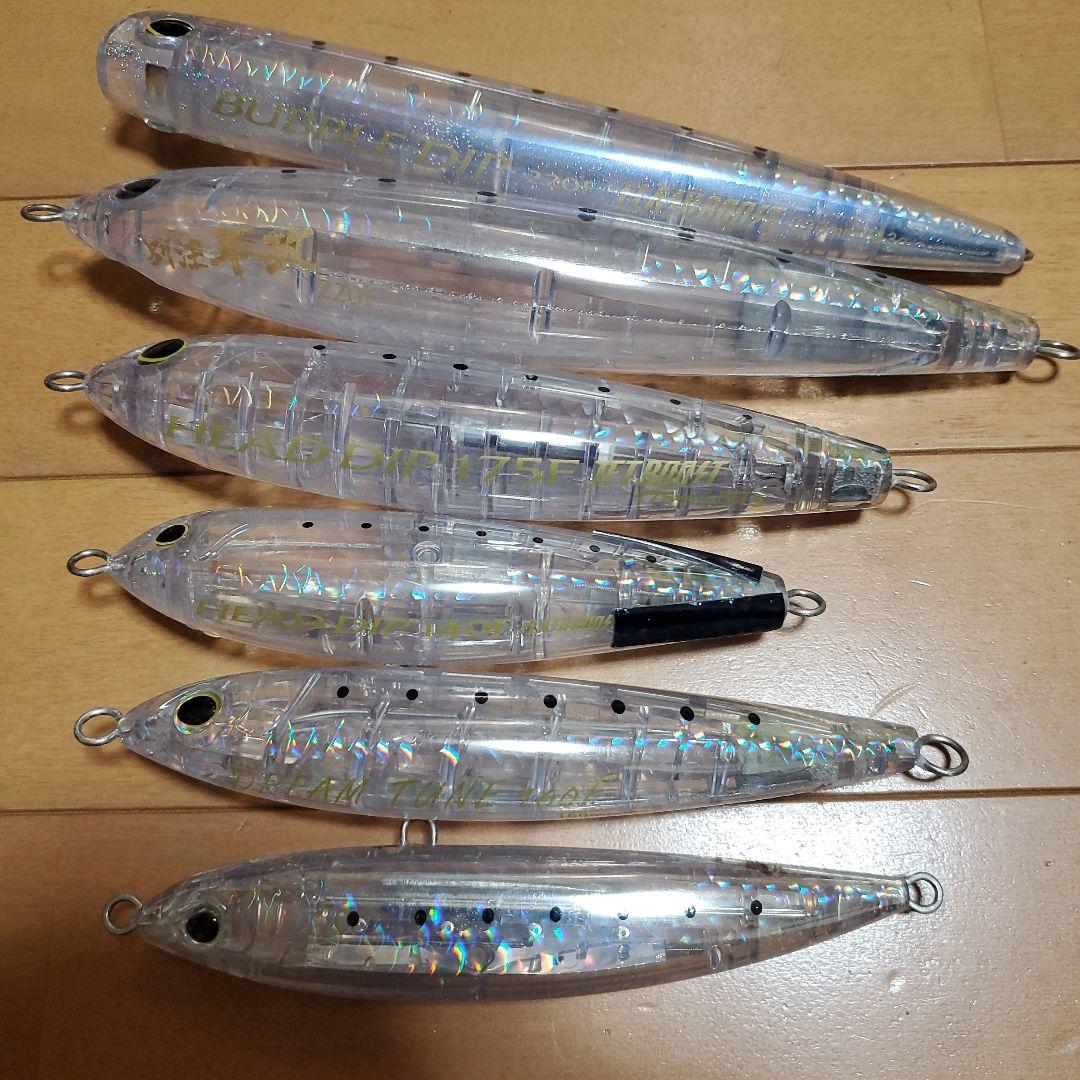 クリア キャスティングルアー 6本セット