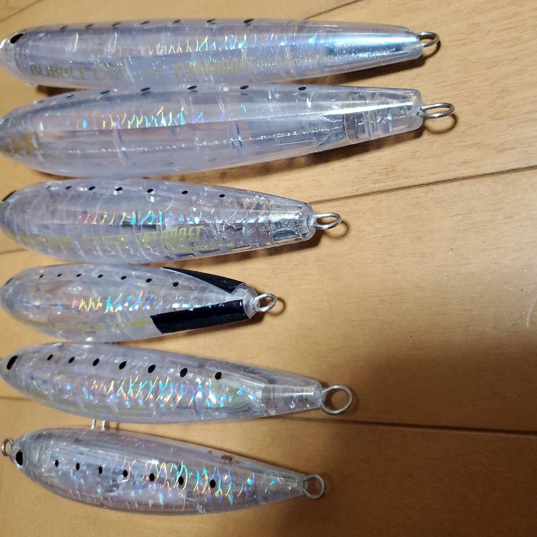 クリア キャスティングルアー 6本セット