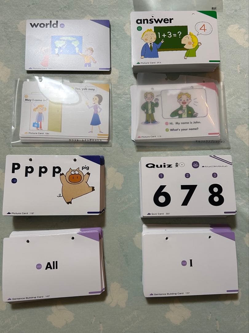 ペッピーキッズ　　ピクチャーカード　モラモラ