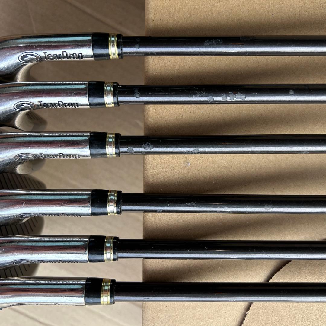 Tear Drop アイアンセット FLEX-R カーボンシャフト