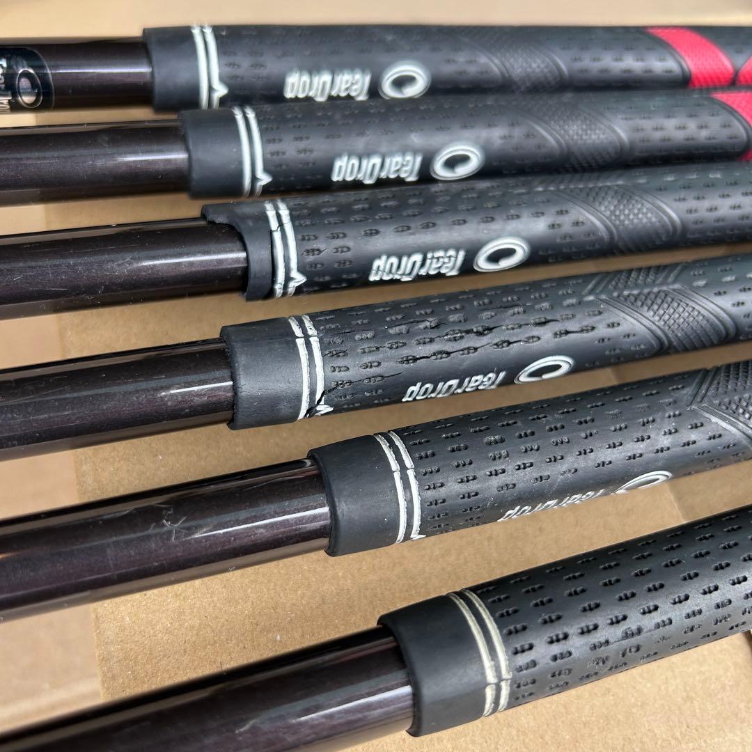 Tear Drop アイアンセット FLEX-R カーボンシャフト