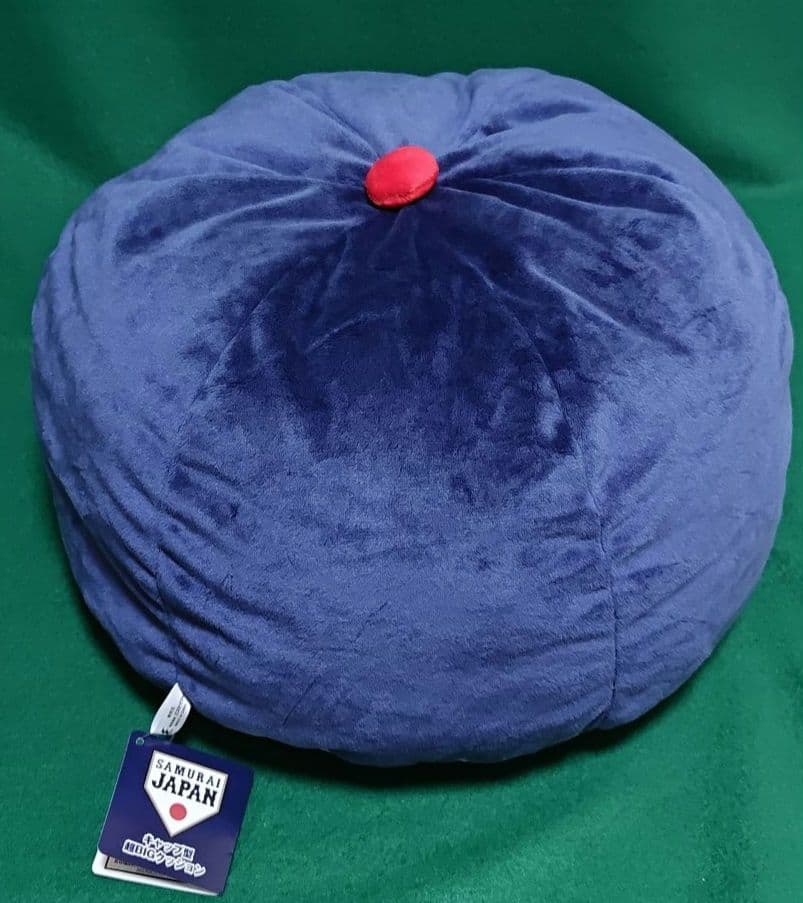 侍ジャパン ユニフォーム&キャップ型 超BIGクッション 計3個(ビジユニ2個)