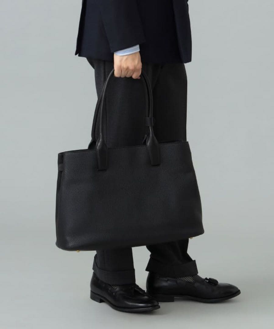 【美品】ビームスF別注L’Avenir / レザートート　黒