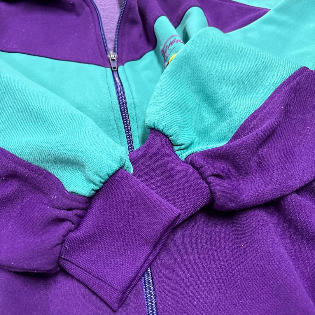 8LA1 テニス刺繍　90's バイカラージャージ　スポーツ　古着used