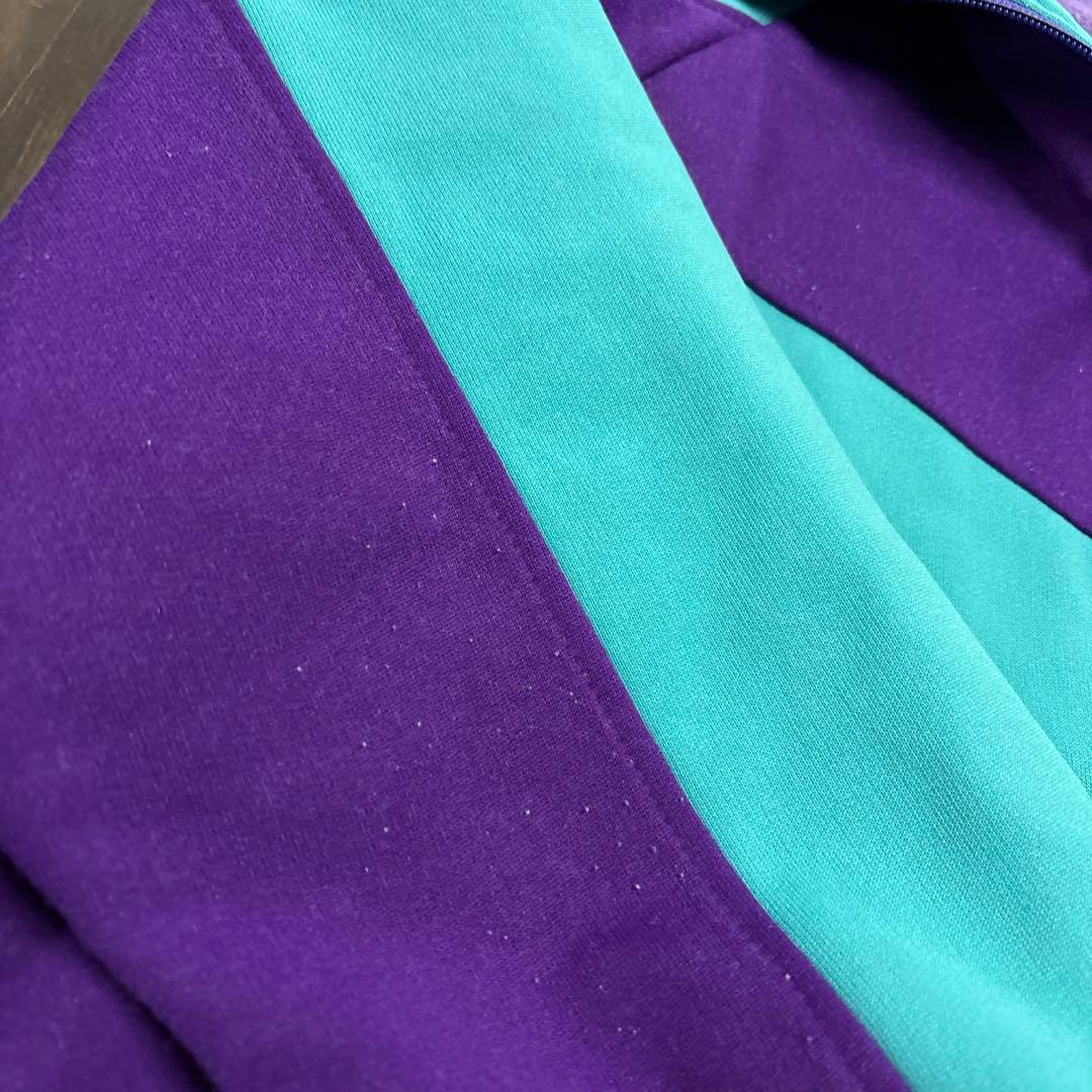 8LA1 テニス刺繍　90's バイカラージャージ　スポーツ　古着used