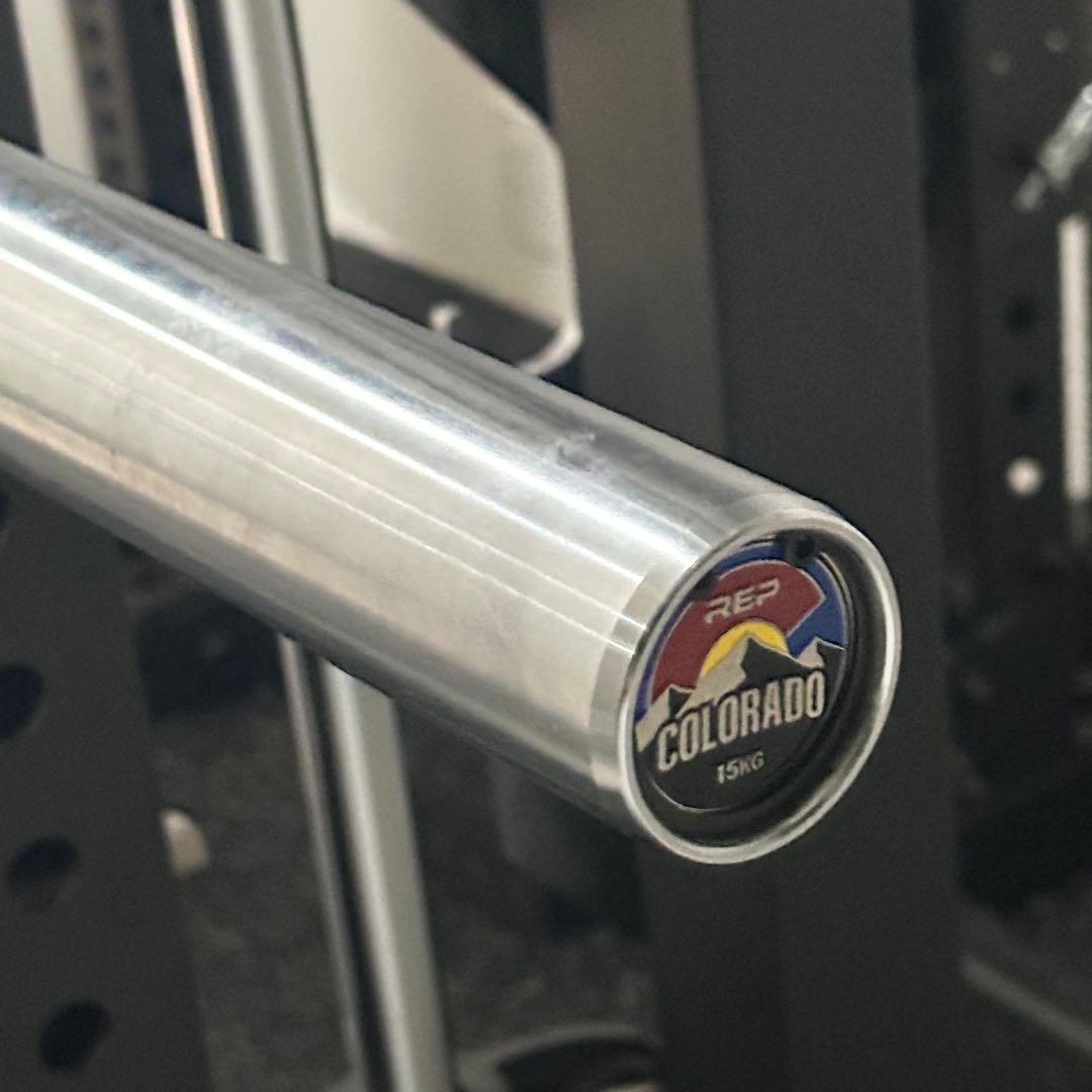 REP Fitness コロラドバー 15kg 200cm ハードクロム 銀色