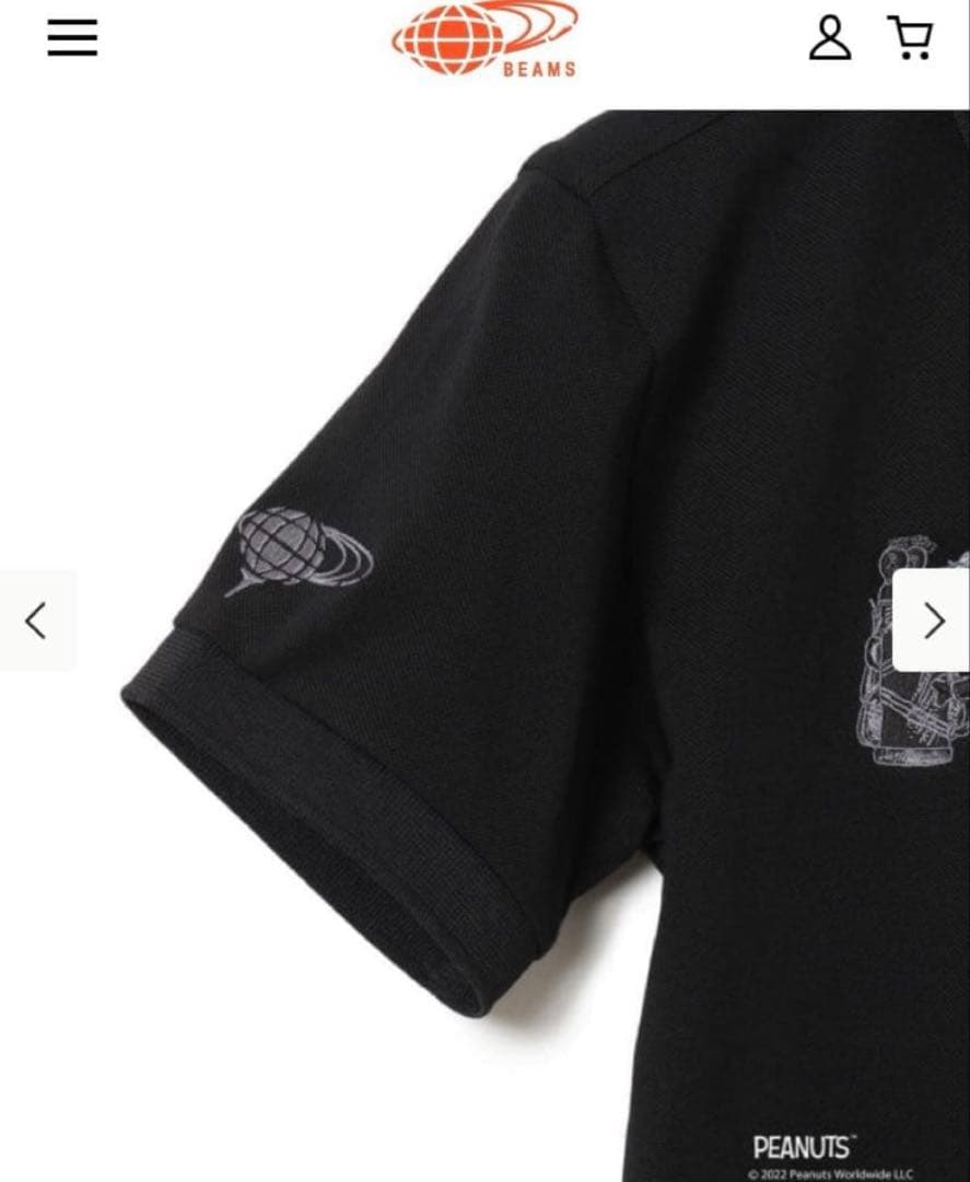 新品未使用 ビームスゴルフ　スヌーピーコラボ　ポロシャツ