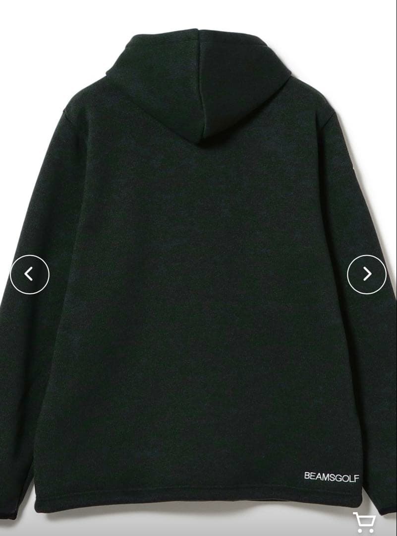 BEAMS GOLFフリースパーカー