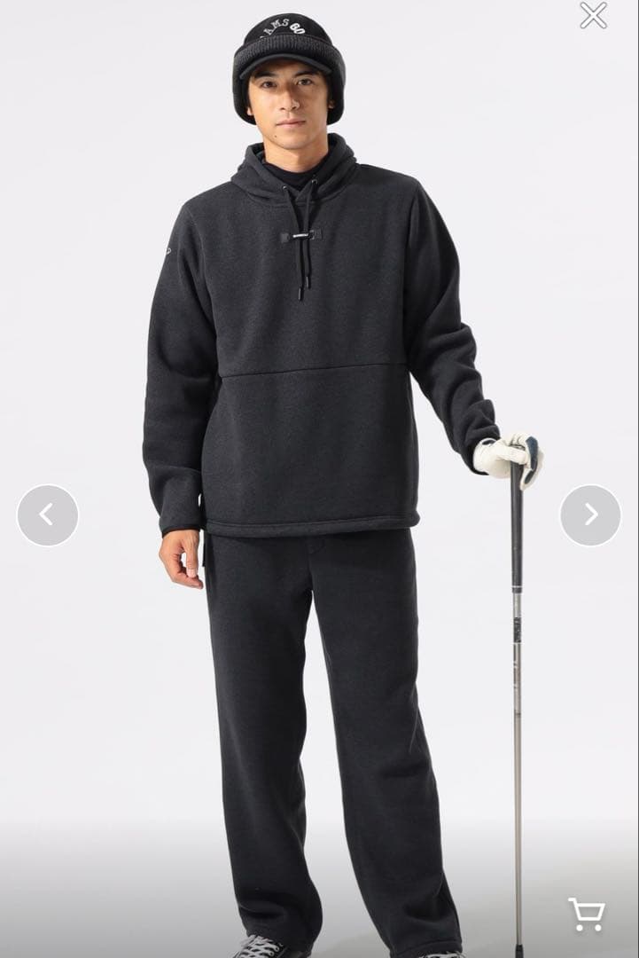 BEAMS GOLFフリースパーカー