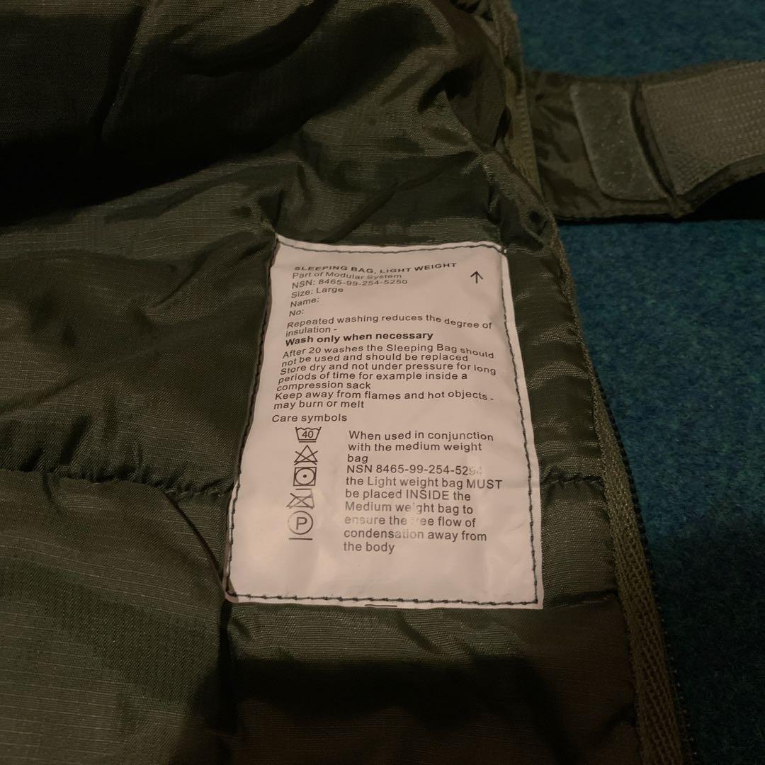 希少 デッドストック イギリス軍モジュラーシステム 寝袋セット バラ売りも可能