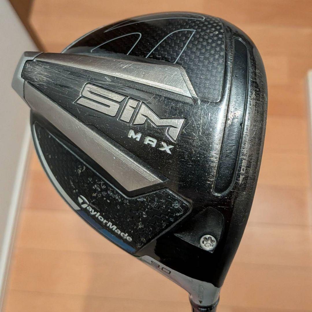 テーラーメイドSIM MAXドライバー9.0 ＆アッタスロックスターシャフト6S