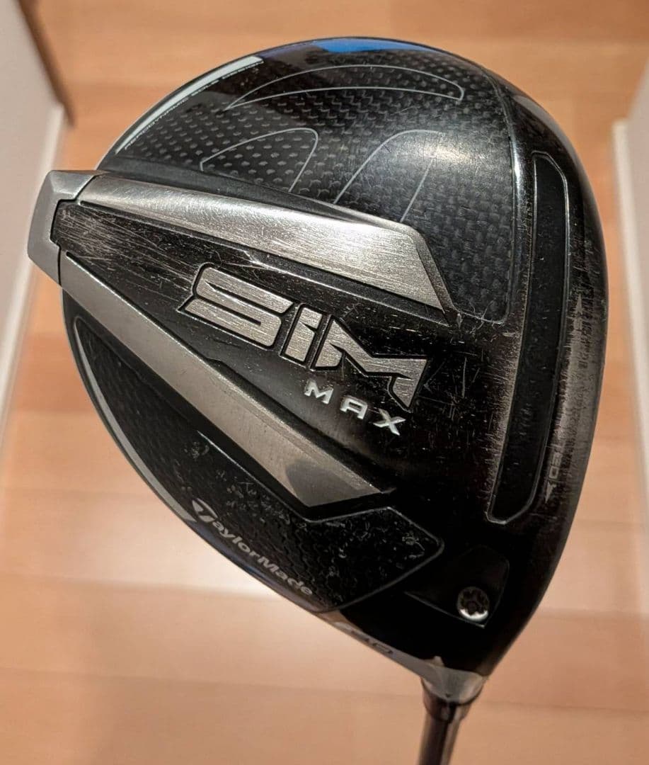 テーラーメイドSIM MAXドライバー9.0 ＆アッタスロックスターシャフト6S