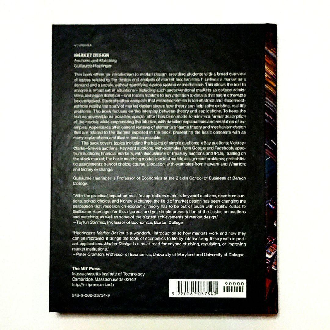 ビジネス・経済 MARKET DESIGN AUCTIONS AND MATCHING