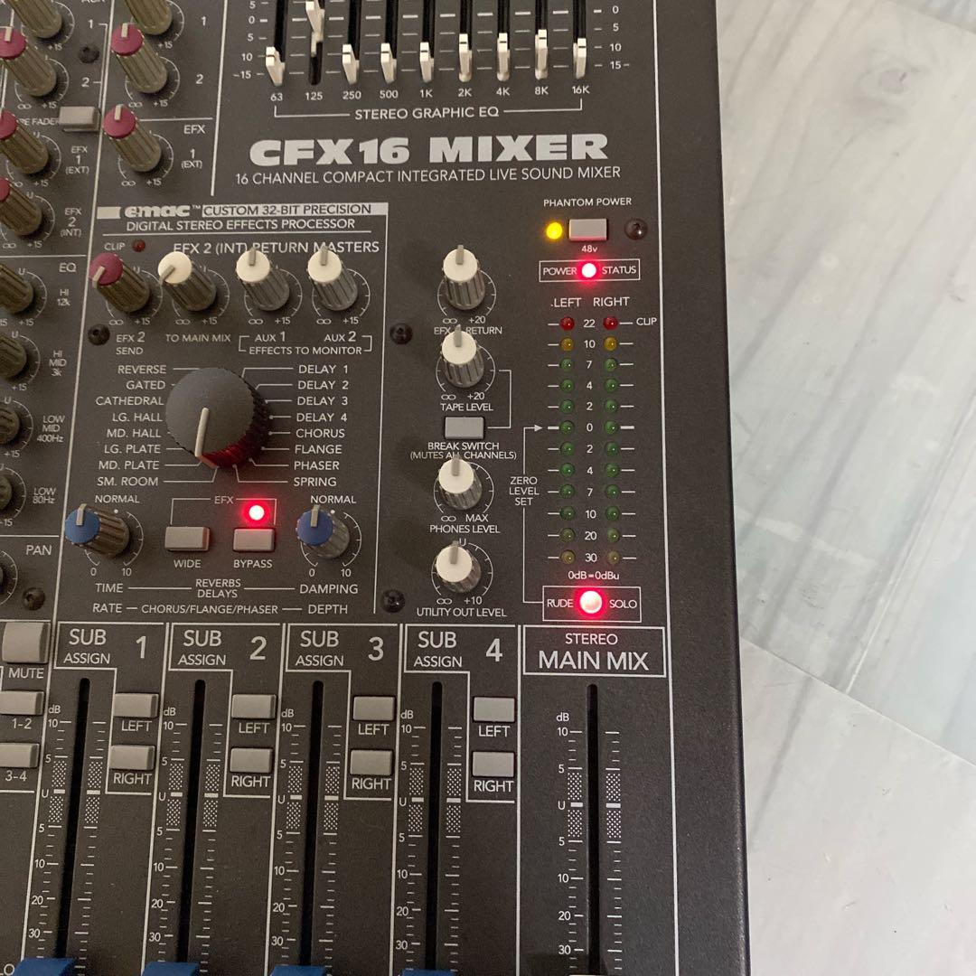 MACKIE CFX16 MIXER アナログミキサー