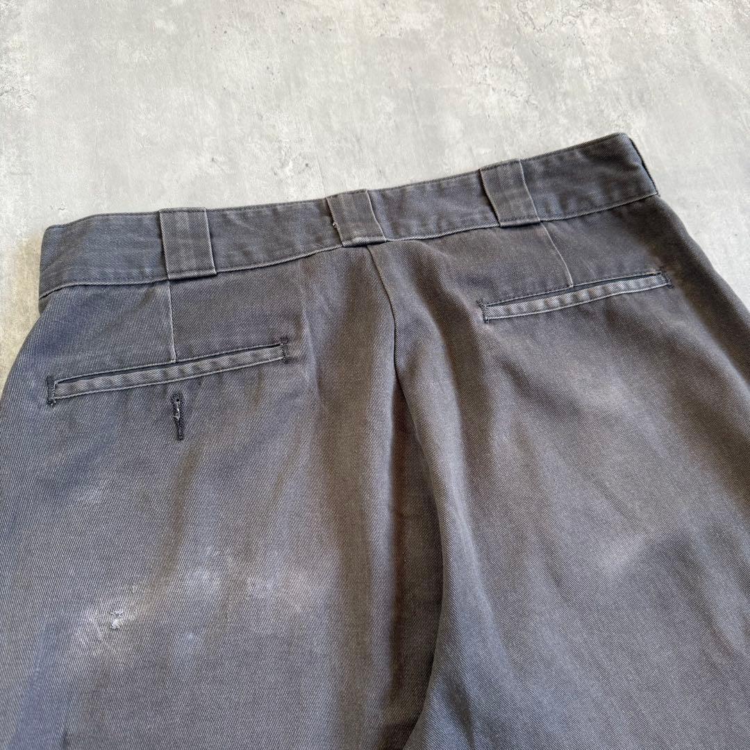 90's Dickies ディッキーズ ダブルニー ワークパンツ グッドフェード