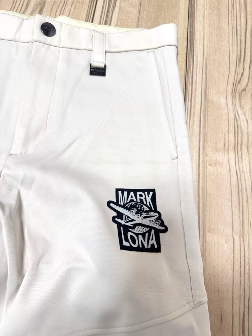 MARK & LONA ゴルフパンツ ホワイト　白パン　サイズ46 美品