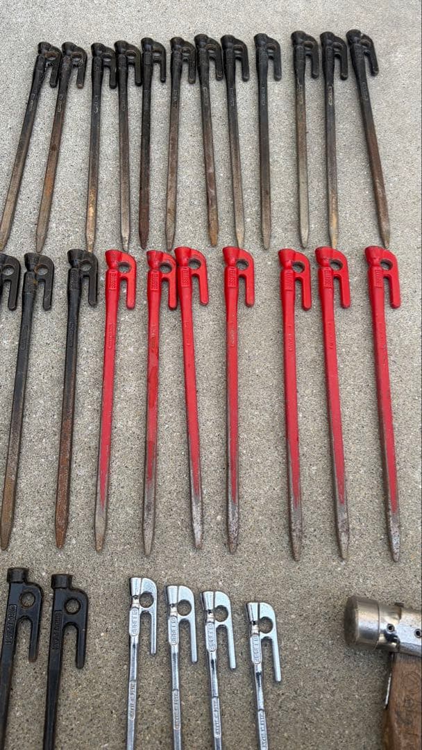 エリッゼステーク　ペグ　28cm×22本　18cm×4本　村の鍛冶屋　エリステ