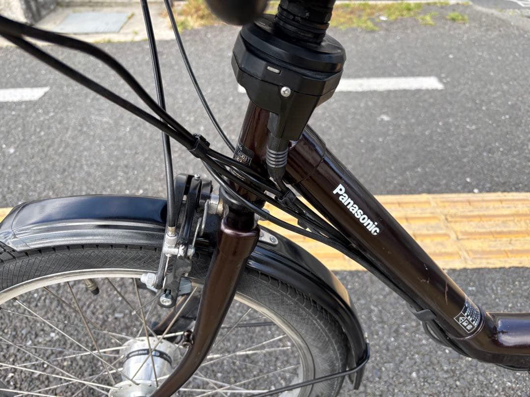 中古20㌅Panasonic電動アシスト自転車　8.9Ah3点灯　大阪　099
