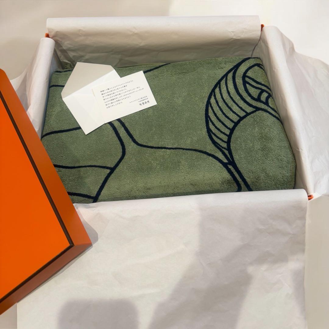 HERMES-PARIS ボートデザイン バスタオル　2025