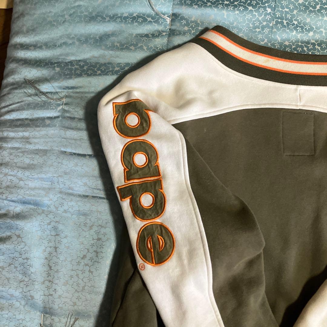 BAPE XL オリーブジャケット　スタジャン