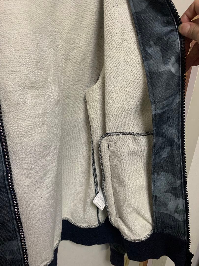 RUSSELUNO ラッセルノ 北海道BUBU コラボ ジップパーカー 迷彩