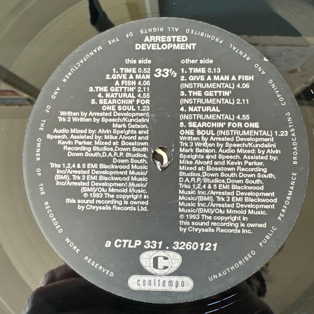 ARRESTED DEVELOPMENT『UNPLUGGED』LP レコード