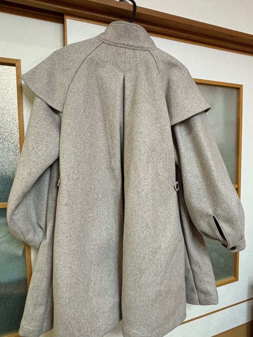 FREAK'S STORE コート ウーリー ケープ スリーブ ショートコート