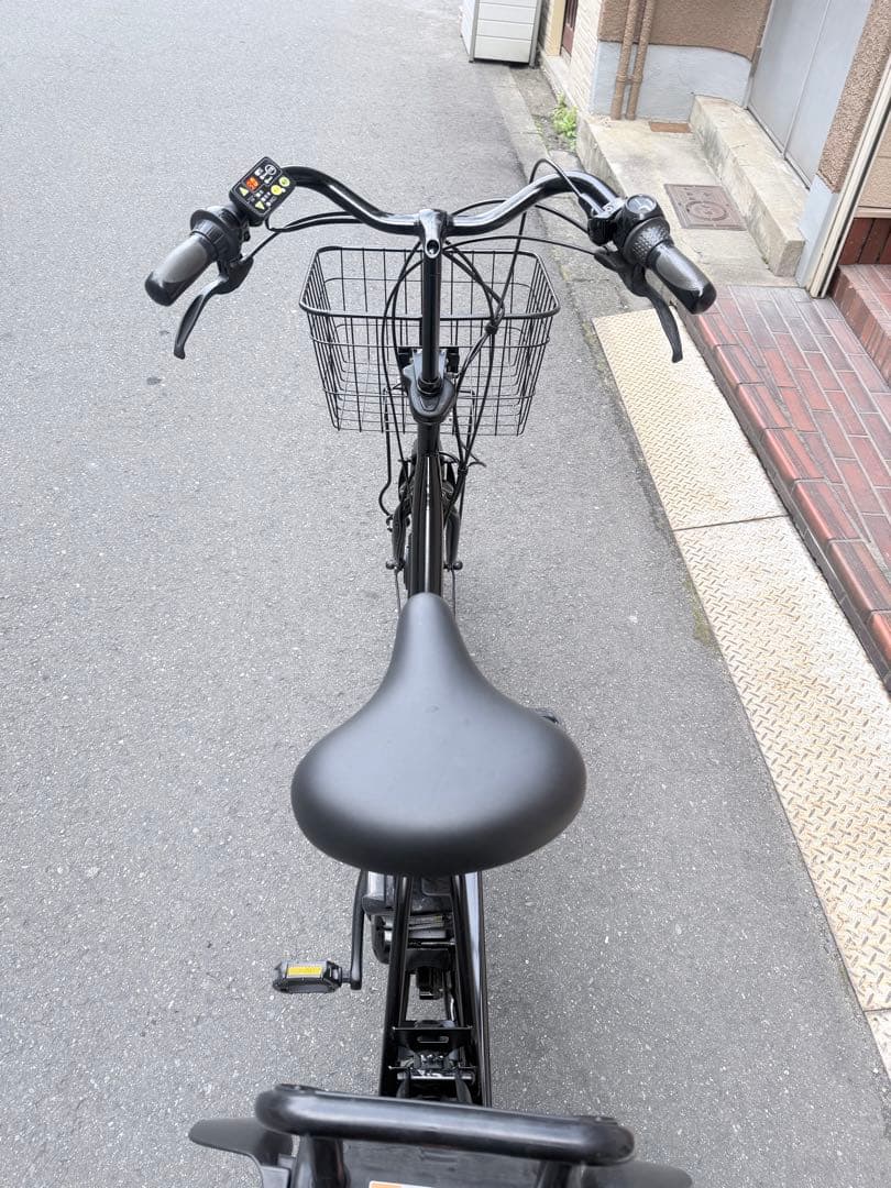 子供乗せ　ヤマハ　電動アシスト自転車 チャイルドシート付き ブラック