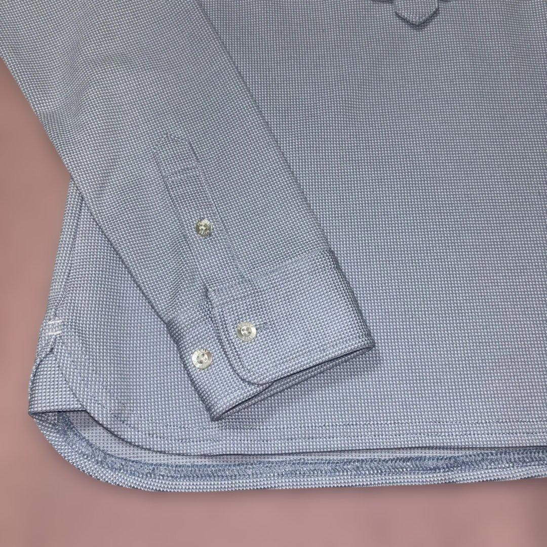 PEARLY GATES 長袖ポロシャツ サックスブルー レディース S