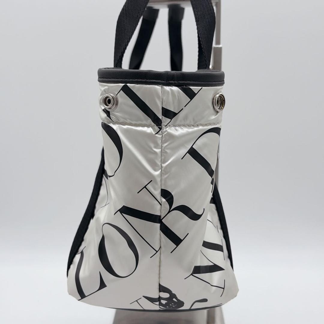 極美品 マークアンドロナ ハンドバッグ 総柄 ドクロ カートバッグ ゴルフバッグ