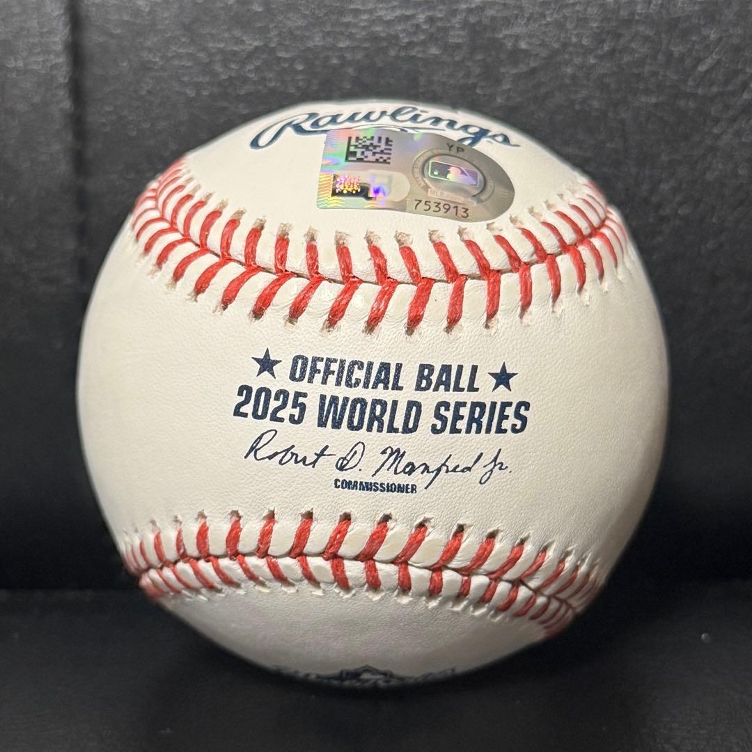 ウィル スミス 直筆サイン 25 WS Champs ボール MLB 証明付