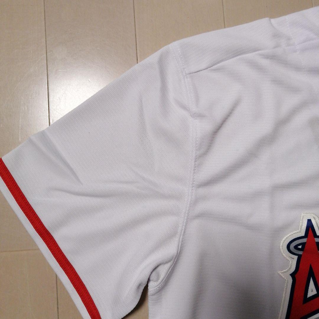 【新品】 大谷翔平 L エンゼルス 白ノーブランド ユニフォーム レア