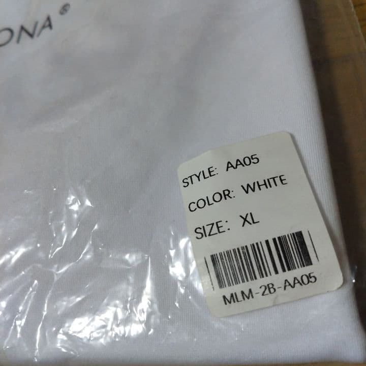 ⭐新品未使用⭐MARK&LONA⭐ メンズ⭐半袖モック⭐白⭐LL⭐