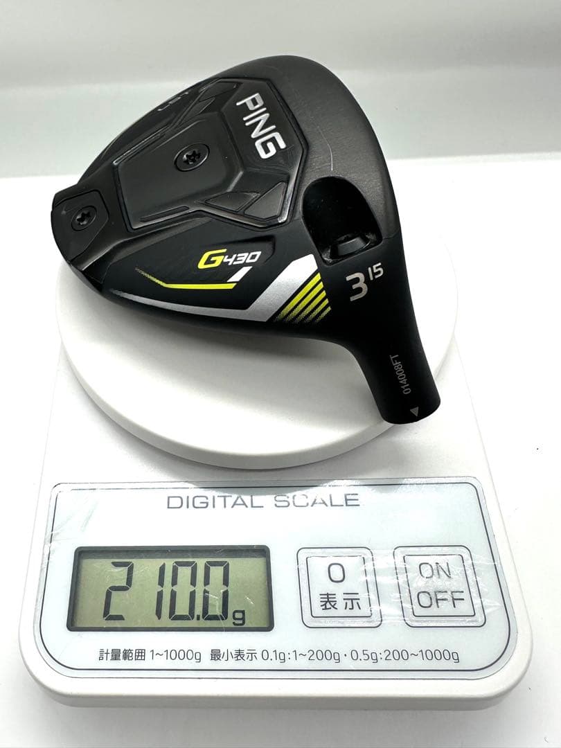 美品中古｜ピンG430LSTフェアウェイウッド3番スプーン15度｜ヘッドカバー付