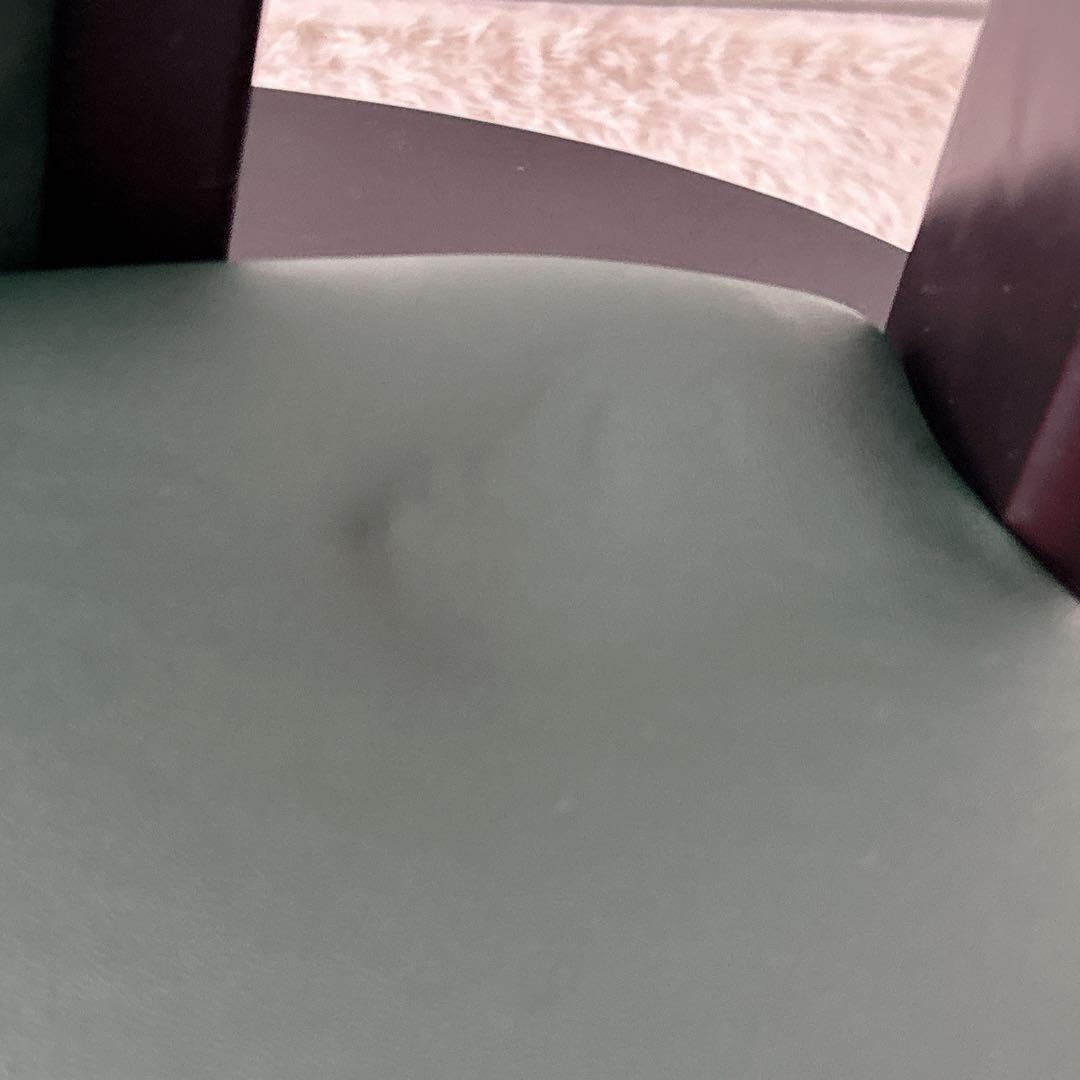 2脚セット】 ダイニングチェア 回転式 ブラック グリー ン モダン