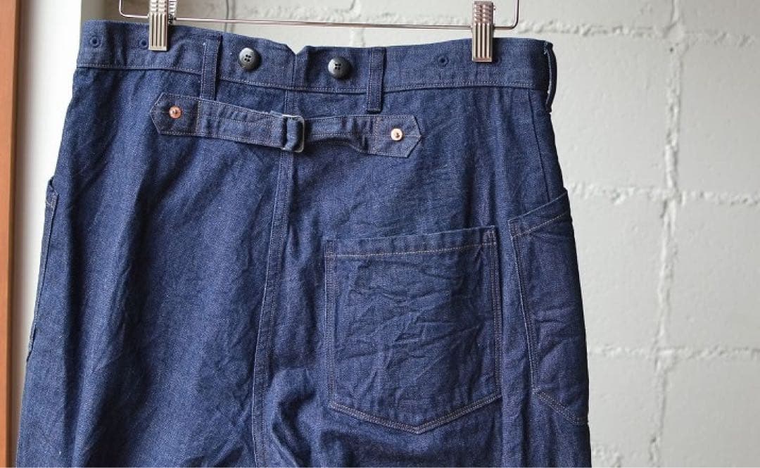 NICENESS BROOKS デニム セーラートラウザー