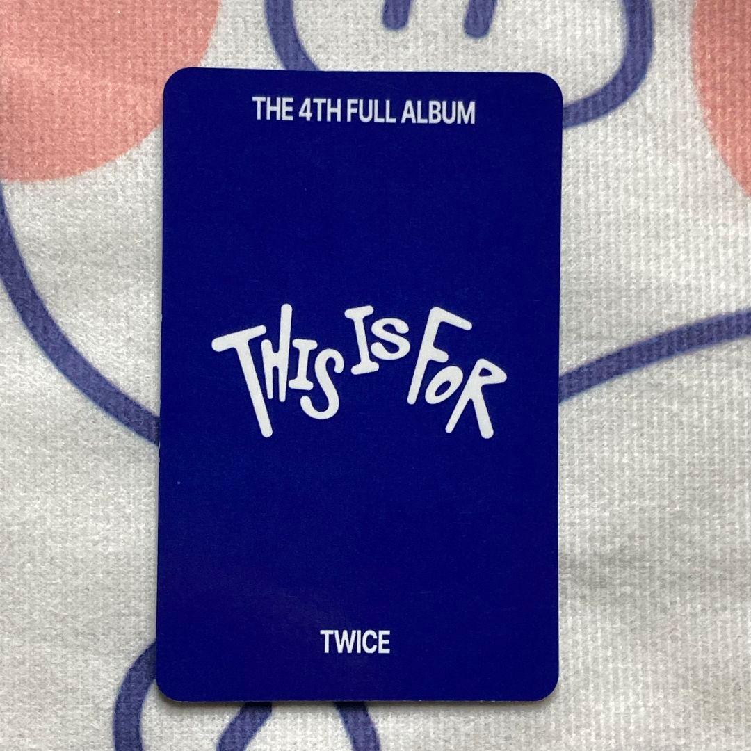 TWICE THIS IS FOR 人気歌謡 ミナ 7/13 トレカ