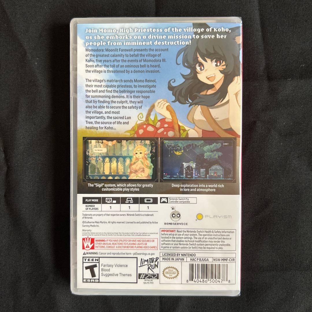 【新品】Momodora: 月影のエンドロール Switch パッケージ