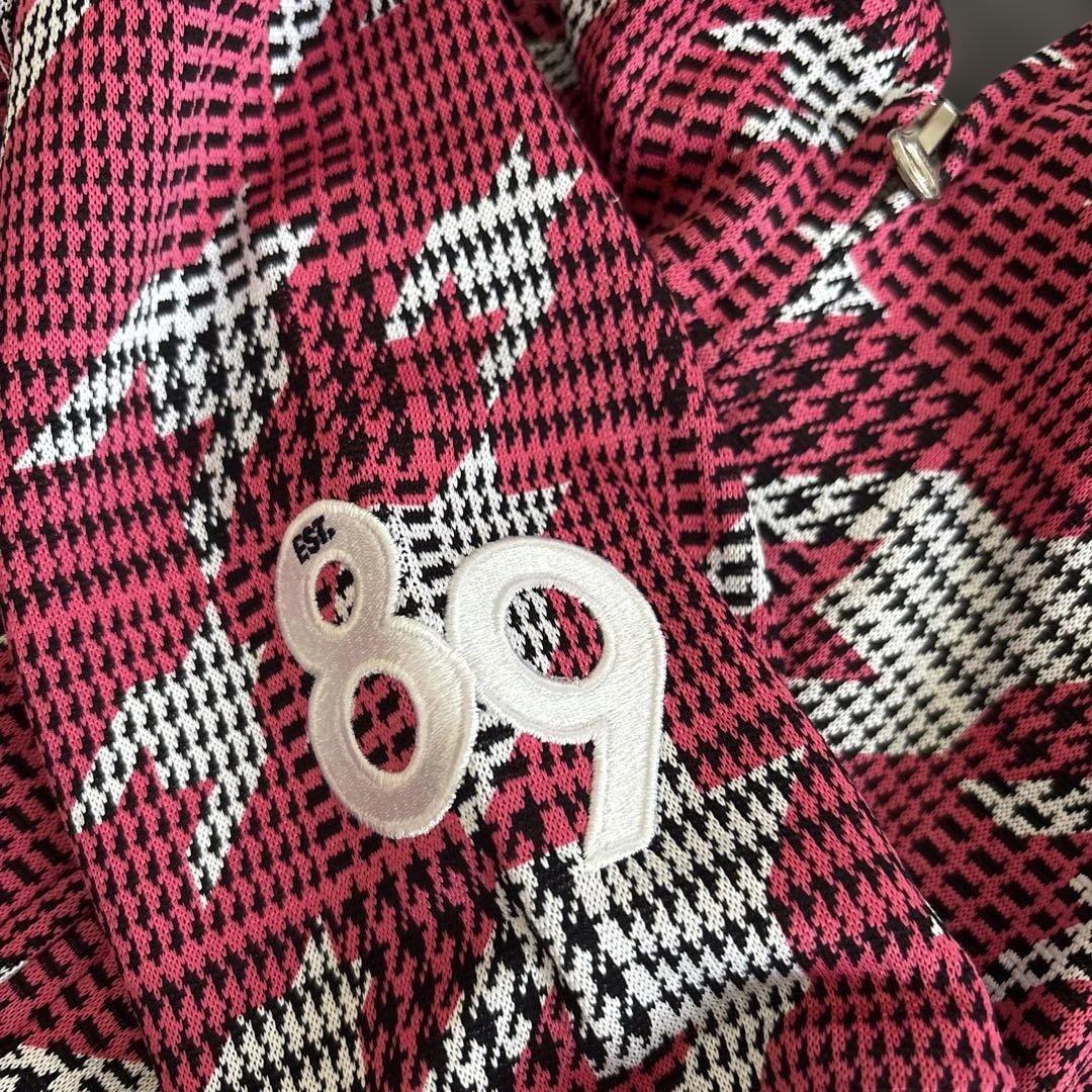 パーリーゲイツ　レディース ジップパーカー グレンチェック柄　ゴルフ ★1