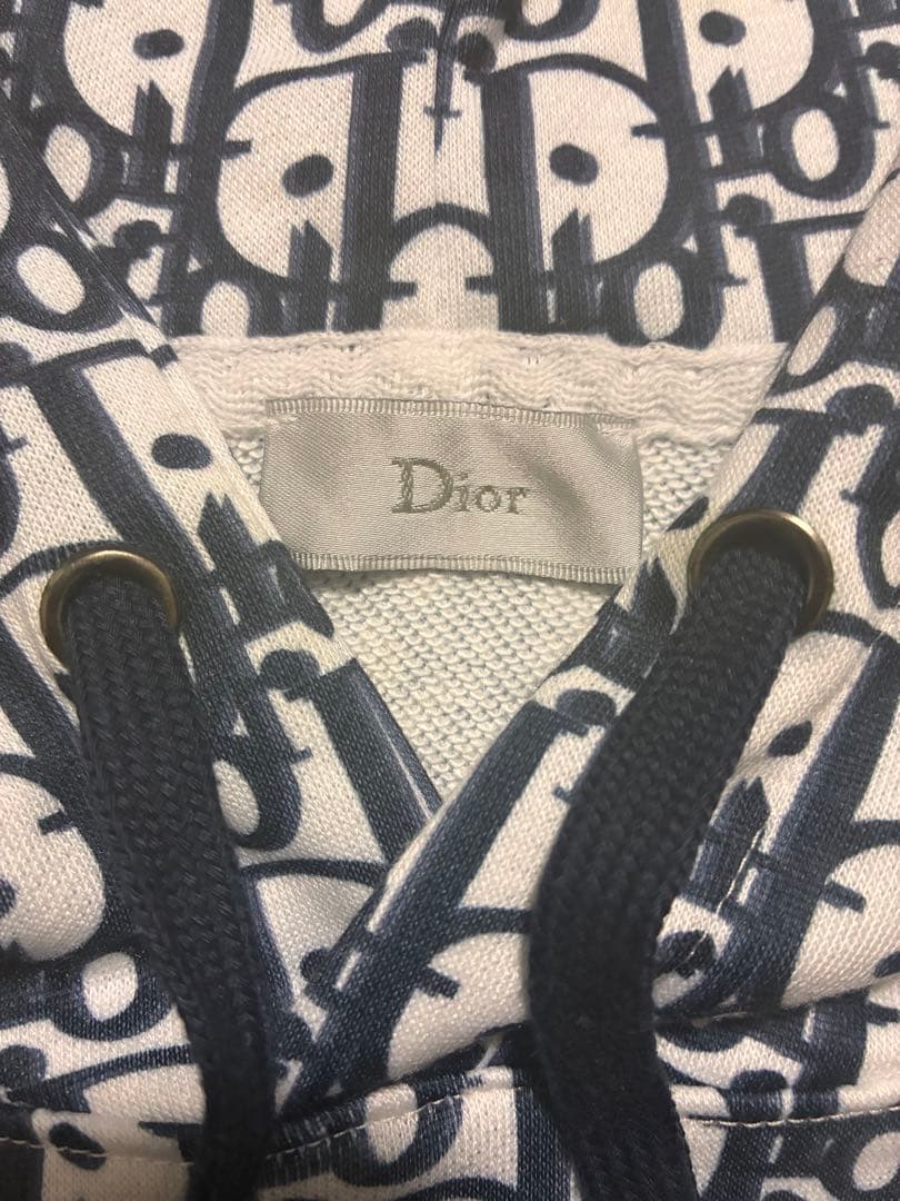 Dior ロゴプリント フード付きパーカー
