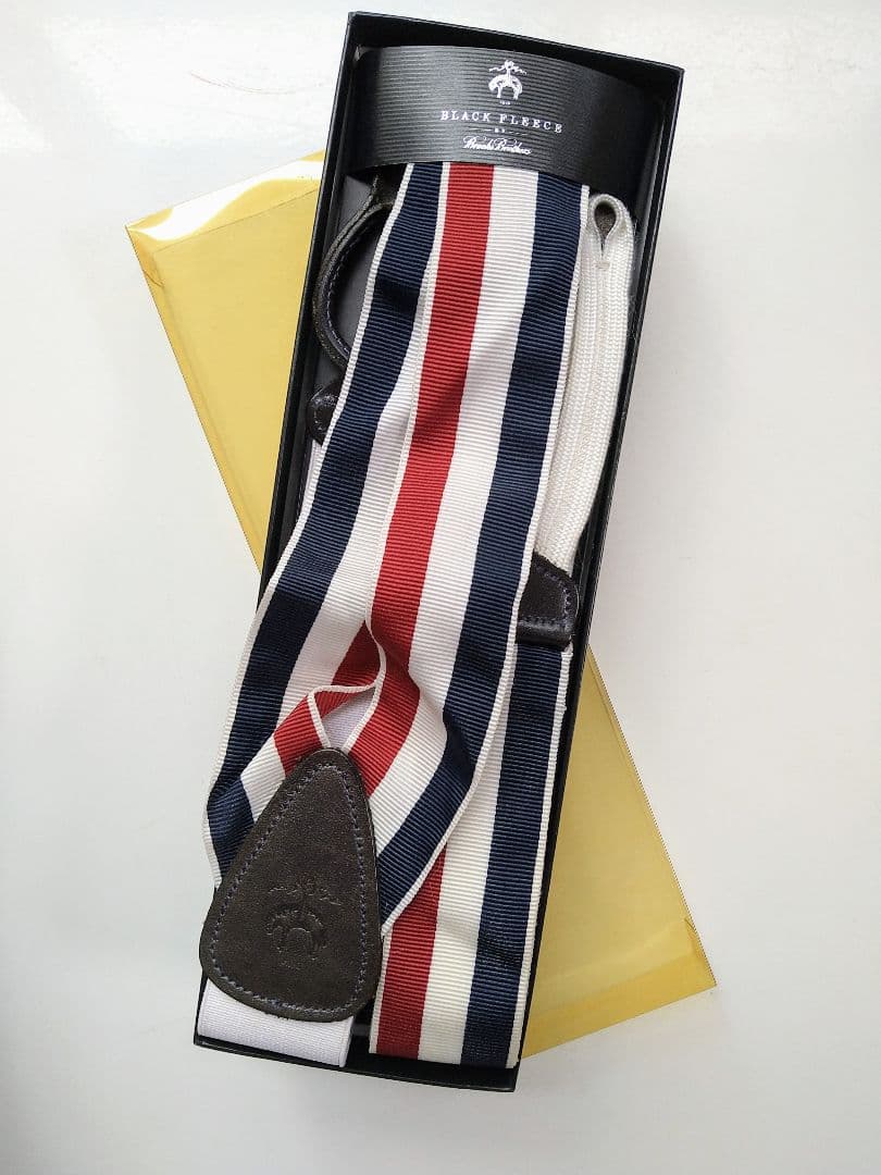 【BLACK FLEECE（Brooks Brothers）】トリコサスペンダー