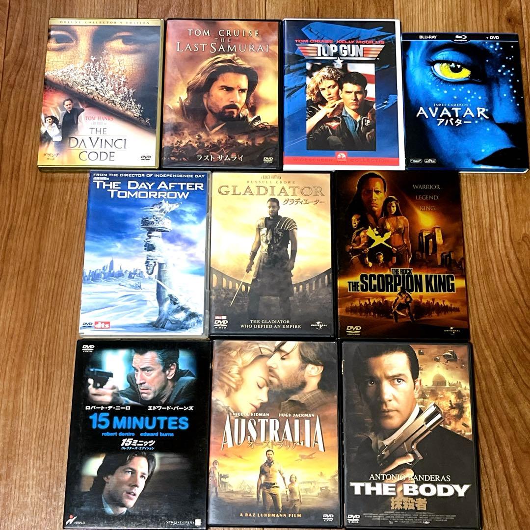 中古洋画・邦画・アニメDVD 110枚まとめ売り 大量DVDセット